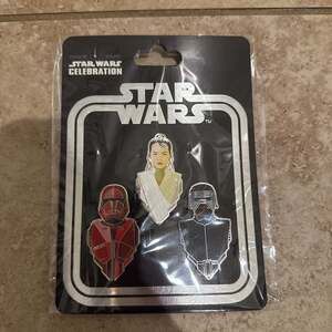 Star Wars Celebration 2020 Pins 3 Pack Rey Kylo Ren Pin